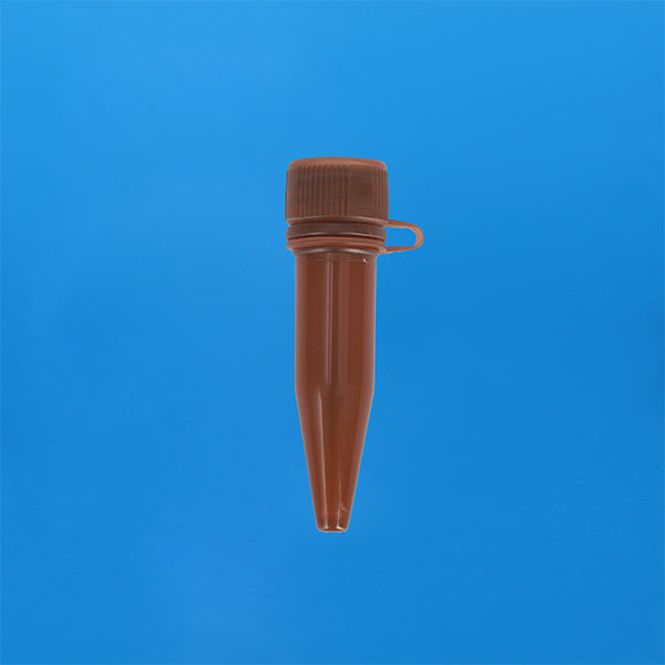Brown Conical Cryovial With Chain - 1.5ml