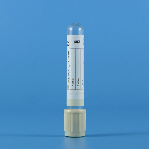 Gluecose Vacuum Blood Collection Tube - Gray Cap